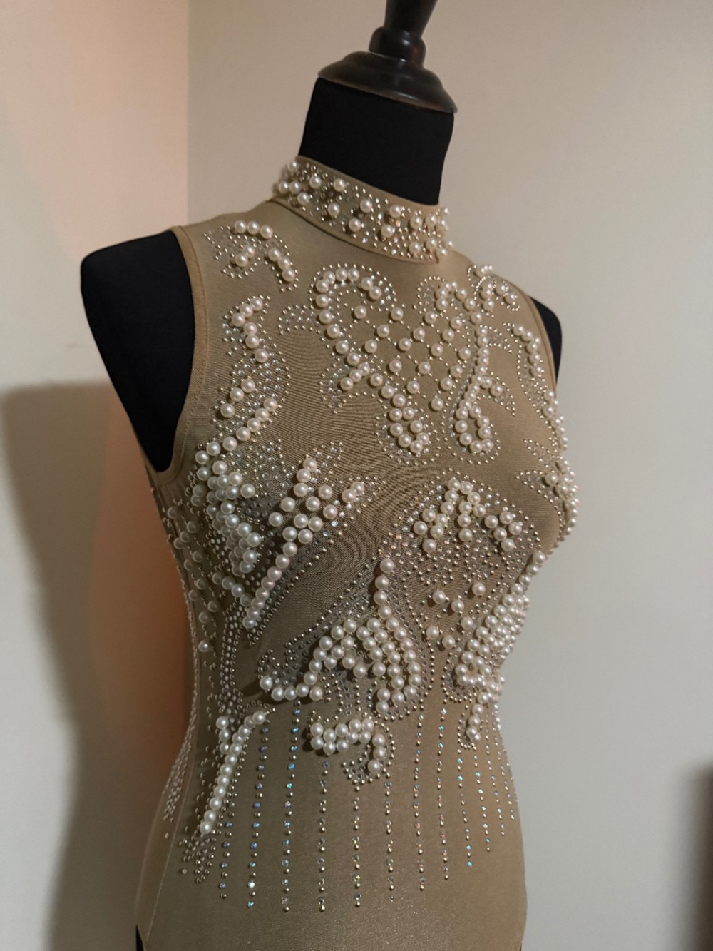 Beaded bodysuit